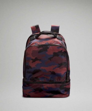 Lululemon City Adventurer Backpack 17L Çantası Camo Kırmızı | HENUBJ-450