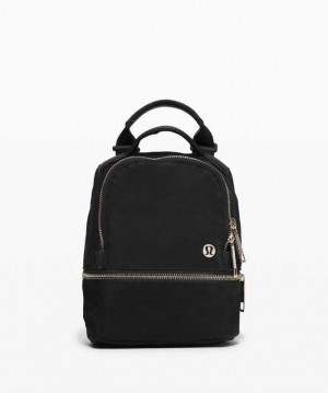 Lululemon City Adventurer Backpack Micro Çantası Siyah Altın | MJPKWS-018