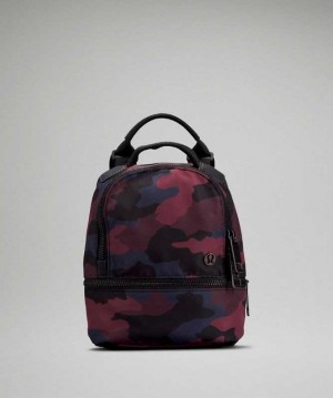 Lululemon City Adventurer Backpack Micro Çantası Camo Kırmızı | TVZHLI-031
