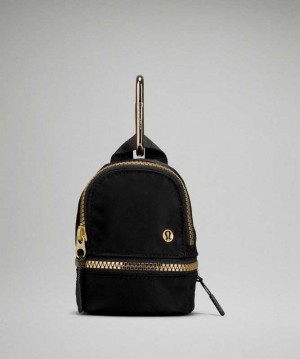 Lululemon City Adventurer Backpack Nano Çantası Siyah Altın | OTRWVY-107