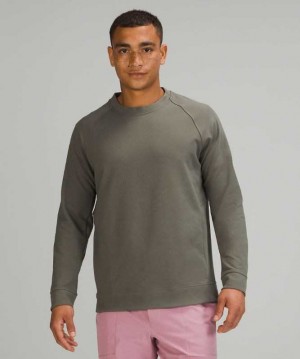 Lululemon City Sweat Crew Erkek Tişörtü Gri | BXKYTQ-951