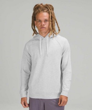 Lululemon City Sweat Pullover Erkek Kapşonlu Açık Gri | IFJOWH-450