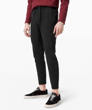 Lululemon City Sweat Slim-Fit Pant Erkek Pantolon Siyah | UODENT-796