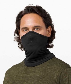 Lululemon Cold Terrain Run Neckwarmer Fular Siyah | HRBCVL-741