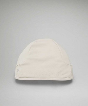 Lululemon Cold Terrain Running Beanie Şapkalar Raw Linen | IDLJKO-567