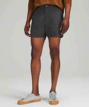 Lululemon Commission Classic-Fit 5" Ventlight Erkek Şort Siyah | BRCVNY-537