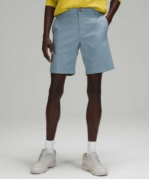 Lululemon Commission Classic-Fit 9" Oxford Erkek Şort Beyaz | LPKMTY-241
