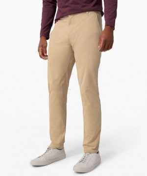 Lululemon Commission Classic-Fit Pant 28" Warpstreme Erkek Pantolon Trench | PXTLQU-413