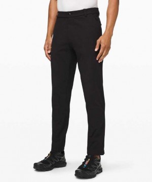 Lululemon Commission Classic-Fit Pant 28" Warpstreme Erkek Pantolon Siyah | ZBJOUI-361