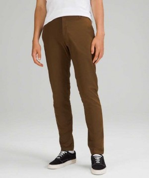 Lululemon Commission Classic-Fit Pant 28" Warpstreme Erkek Pantolon Koyu | FVJHNE-754