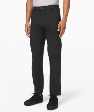 Lululemon Commission Classic-Fit Pant 28" Warpstreme Erkek Pantolon Obsidian | GYKTUD-326