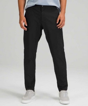 Lululemon Commission Classic-Fit Pant 30" Warpstreme Online Only Erkek Pantolon Siyah | PWOFAR-610