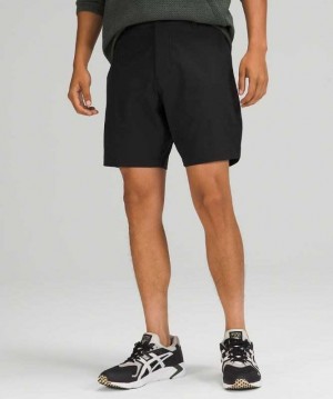 Lululemon Commission Classic 7" Erkek Şort Siyah | LUGYWD-712