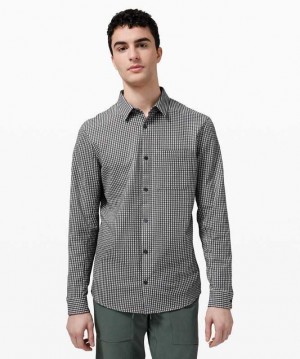 Lululemon Commission Long Sleeve Shirt Erkek Üstler Gri | BITOXZ-935