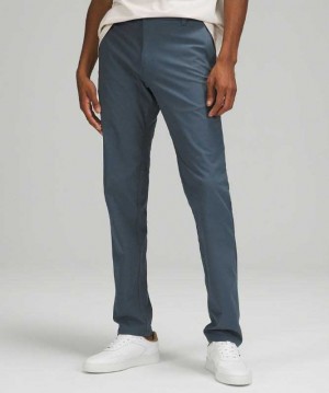 Lululemon Commission Pant Classic 34"L Erkek Pantolon Mavi | PFDJKA-680