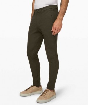 Lululemon Commission Pant Skinny 34"L Erkek Pantolon Koyu Zeytin Yeşili | YLSHBK-506