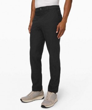 Lululemon Commission Relaxed-Fit Pant 34" Warpstreme Online Only Erkek Pantolon Obsidian | XSNZFM-026