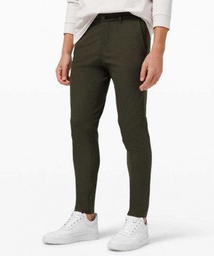 Lululemon Commission Skinny-Fit Pant 32" Warpstreme Erkek Pantolon Koyu Zeytin Yeşili | KSVWXN-823