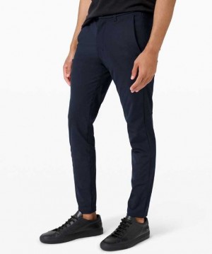 Lululemon Commission Skinny-Fit Pant 32" Warpstreme Erkek Pantolon Lacivert | VYQGUM-305