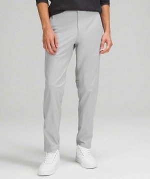Lululemon Commission Slim-Fit Pant 34" Warpstreme Erkek Pantolon Gümüş | QWMTGL-102