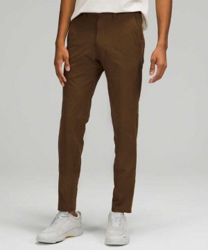 Lululemon Commission Slim-Fit Pant 34" Warpstreme Erkek Pantolon Koyu | DCIEOK-756