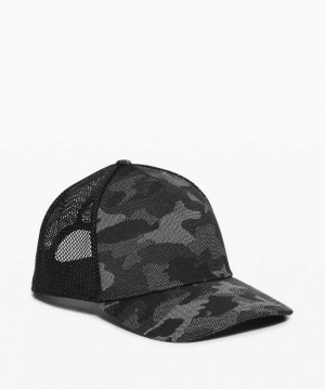 Lululemon Commission Şapkalar Camo Siyah Siyah | KMDBOP-572