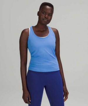Lululemon Cool RB Nulu Kadın Tank Tops Mavi | MAJWPF-584