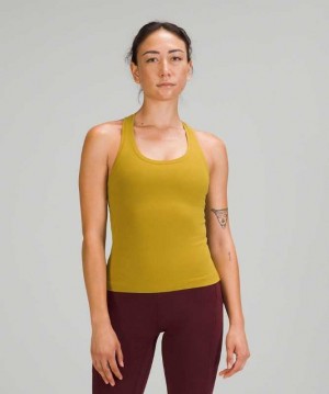 Lululemon Cool RB Nulu Kadın Üstler Altın | ZSFGYV-731