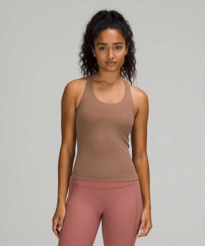 Lululemon Cool RB Nulu Kadın Üstler Cacao | RNSFDO-576