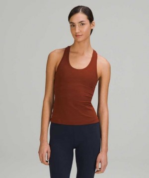 Lululemon Cool RB Nulu Kadın Üstler Kahverengi | BQWKMR-306