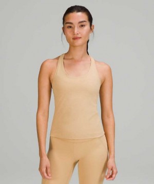Lululemon Cool RB Nulu Kadın Üstler Pecan Tan | YRQGNJ-678