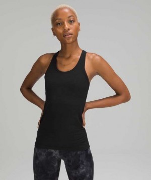 Lululemon Cool Racerback Nulu Kadın Üstler Siyah | NPSOTM-517