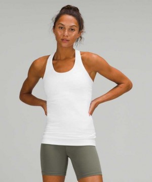 Lululemon Cool Racerback Nulu Kadın Üstler Beyaz | RMTAJV-103