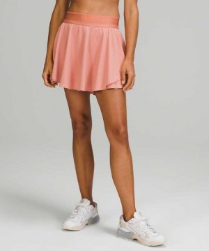 Lululemon Court Rival HR Long Kadın Etek Pembe | CFTURJ-403