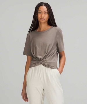 Lululemon Crescent T-Shirt Online Only Kadın Üstler Rover | FDMQRU-182