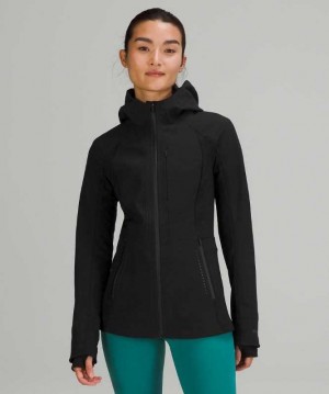 Lululemon Cross Chill RepelShell Kadın Mont Siyah | BOYJMA-320