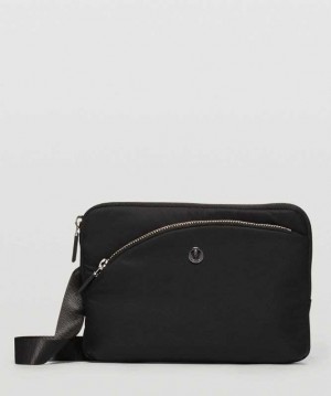 Lululemon Curved Lines Crossbody Çantası Siyah | AWYGIC-618