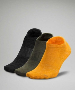 Lululemon Daily Stride Low-Ankle Multi-Colour 3 Pack Erkek Çorap Yeşil Siyah | VMCWJZ-245