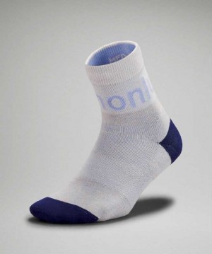 Lululemon Daily Stride Mid-Crew Kadın Çorap Mavi | JABXLH-406