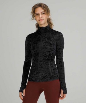 Lululemon Define Velour Kadın Kapşonlu Siyah | QXGNCD-960