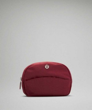 Lululemon Double-Zip Mini Pouch Çantası Mulled Wine | XKFJYC-204