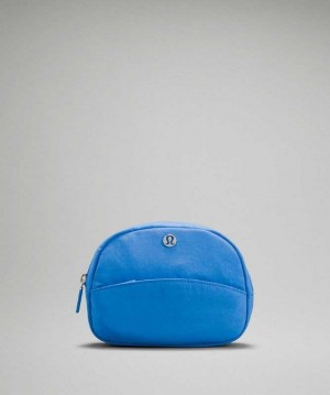 Lululemon Double-Zip Pouch Mini Çantası Mavi | HCVSPY-765