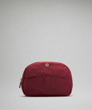 Lululemon Double-Zip Pouch Çantası Mulled Wine | VAOXHF-856