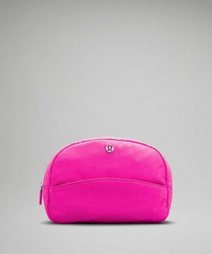 Lululemon Double-Zip Pouch Çantası Pembe Açık | BLNRVD-183