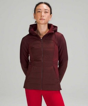 Lululemon Down for It All Kadın Mont Kırmızı | KTIMBR-168