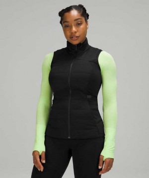 Lululemon Down for It All Vest Kadın Mont Siyah | OYAPZQ-154