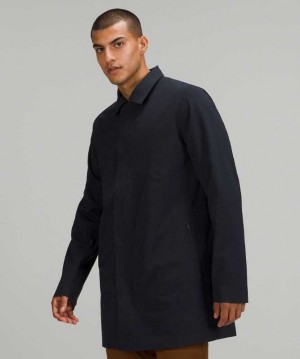 Lululemon Drivers Coat Erkek Mont Lacivert | DOFSRE-359