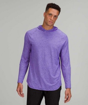 Lululemon Drysense Erkek Üstler Mor Beyaz | MZRCNQ-470