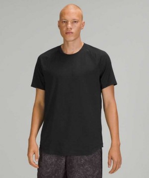Lululemon Drysense Sleeve Erkek Üstler Siyah | DCYMEP-219