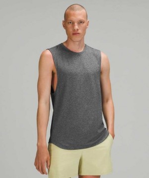 Lululemon Drysense Training Sleeveless Erkek Üstler Siyah Gri | JSLPRA-720